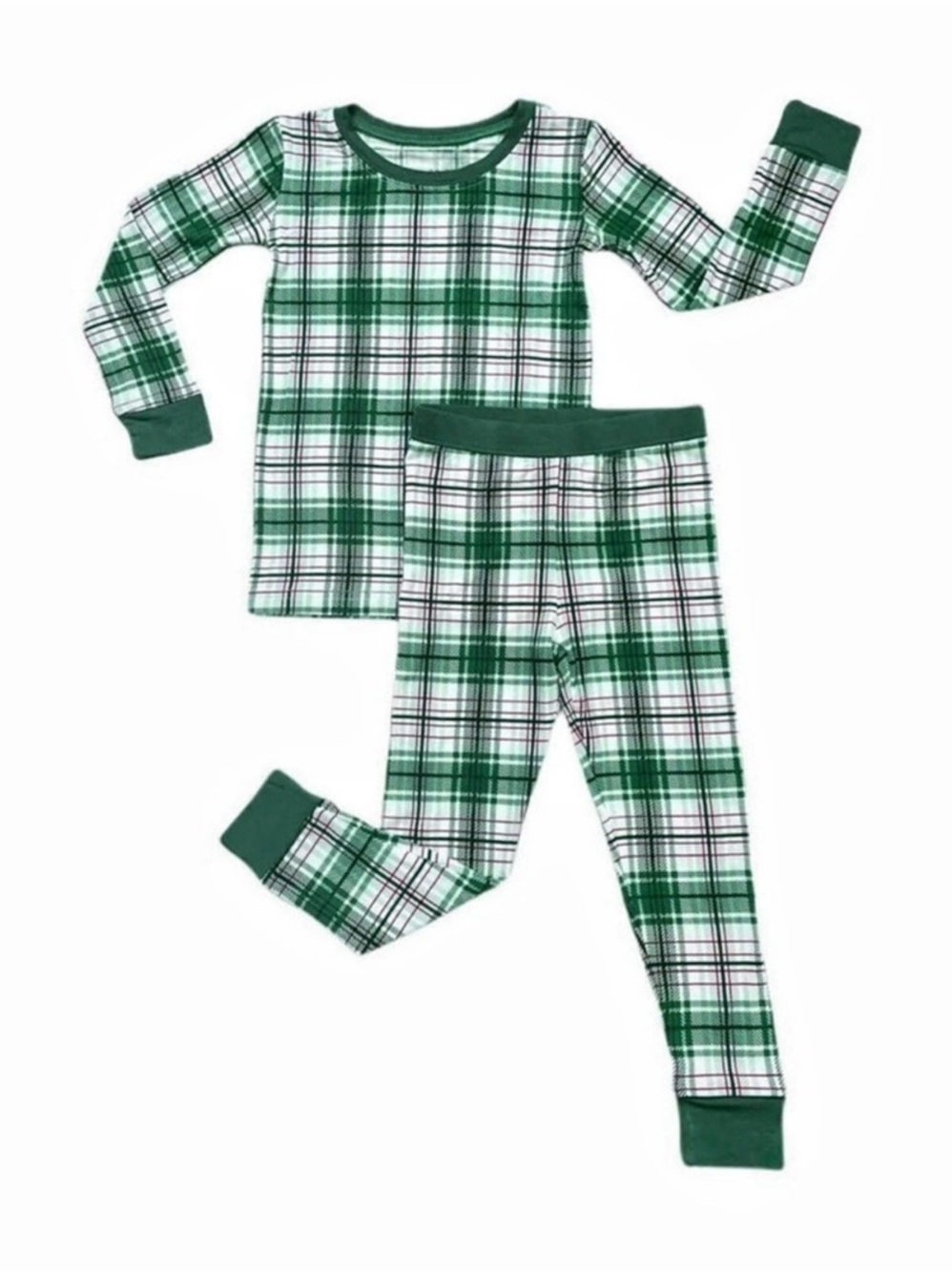 Little Sleepies Northern Night Plaid Two-Piece Pajama Set Pajama Set Green &